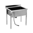 YATO Egymedencés mosogatóasztal 100 x 60 cm