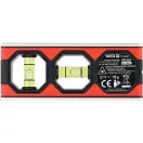 YATO Vízmérték 2 libellás 118 mm mini mágnessel és lézerrel