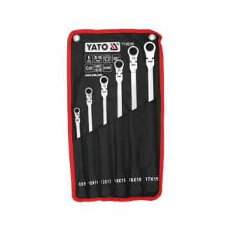   YATO Csillagkulcs készlet csuklós 6 részes 8 - 19 mm extra hosszú