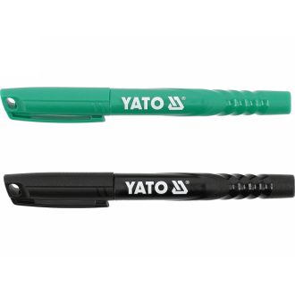 YATO Jelölő filc 2 db fekete - zöld