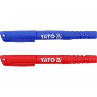 YATO Jelölő filc 2 db piros - kék