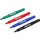 YATO Jelölő filc készlet 4 db