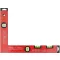 YATO Vízmérték derékszögű 4 libellás 400 x 300 mm