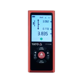 YATO Kétirányú lézeres távolságmérő 2 x 60 m