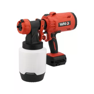   YATO Akkus alsótartályos festékszóró pisztoly szénkefe nélküli 1000 ml 18 V (akku és töltő nélkül