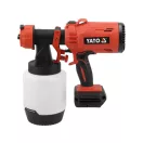 YATO Akkus alsótartályos festékszóró pisztoly szénkefe nélküli 1000 ml 18 V (akku és töltő nélkül