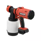 YATO Akkus alsótartályos festékszóró pisztoly szénkefe nélküli 1000 ml 18 V (akku és töltő nélkül