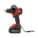 YATO Akkus ütvefúró-csavarozó szénkefe nélküli 150 Nm 18 V Li-Ion (2 x 4,0 Ah akku + töltő)