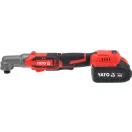 YATO Akkus sarokcsavarozó szénkefementes 160 Nm 18 V ( 1 x 4 Ah akkuval )