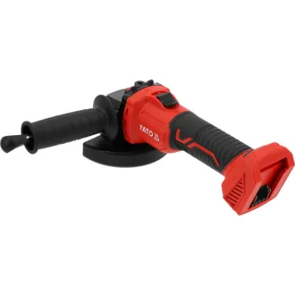   YATO Akkumulátoros sarokcsiszoló szénkefementes 125 mm 18 V ( akku és töltő nélkül )