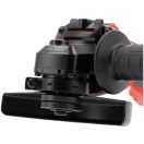 YATO Akkumulátoros sarokcsiszoló szénkefementes 125 mm 18 V ( akku és töltő nélkül )