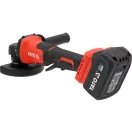 YATO Akkus sarkocsiszoló szénkefe nélküli 125 mm 18 V ( 1 x 4,0 Ah akku + töltő )