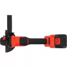 YATO Akkus sarkocsiszoló szénkefe nélküli 125 mm 18 V ( 2 x 4,0 Ah akku + töltő )