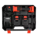 YATO Akkus sarkocsiszoló szénkefe nélküli 125 mm 18 V ( 2 x 4,0 Ah akku + töltő )