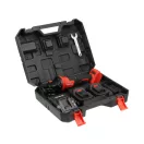 YATO Akkus sarkocsiszoló szénkefe nélküli 125 mm 18 V ( 2 x 4,0 Ah akku + töltő )