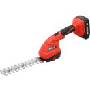 YATO Akkumulátoros fű és sövényvágó olló szénkefementes 18 V ( 2 Ah akksival és töltővel )