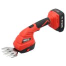 YATO Akkumulátoros fű és sövényvágó olló 18 V ( 2 Ah akksival és töltővel )