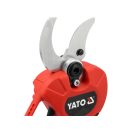 YATO Akkumulátoros metszőolló szénkefementes 40 mm 18 V ( akku és töltő nélkül )