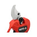 YATO Akkumulátoros metszőolló szénkefementes 40 mm 18 V ( akku és töltő nélkül )