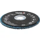 YATO Lamellás csiszolókorong 125 x 22 mm P40