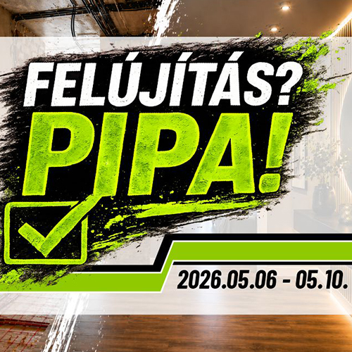 Felújítás? Pipa!